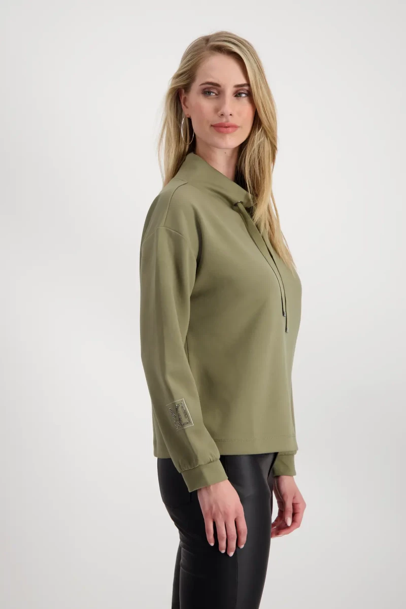 Monari Sweatshirt mit Stehkragen Riesige Rabatte