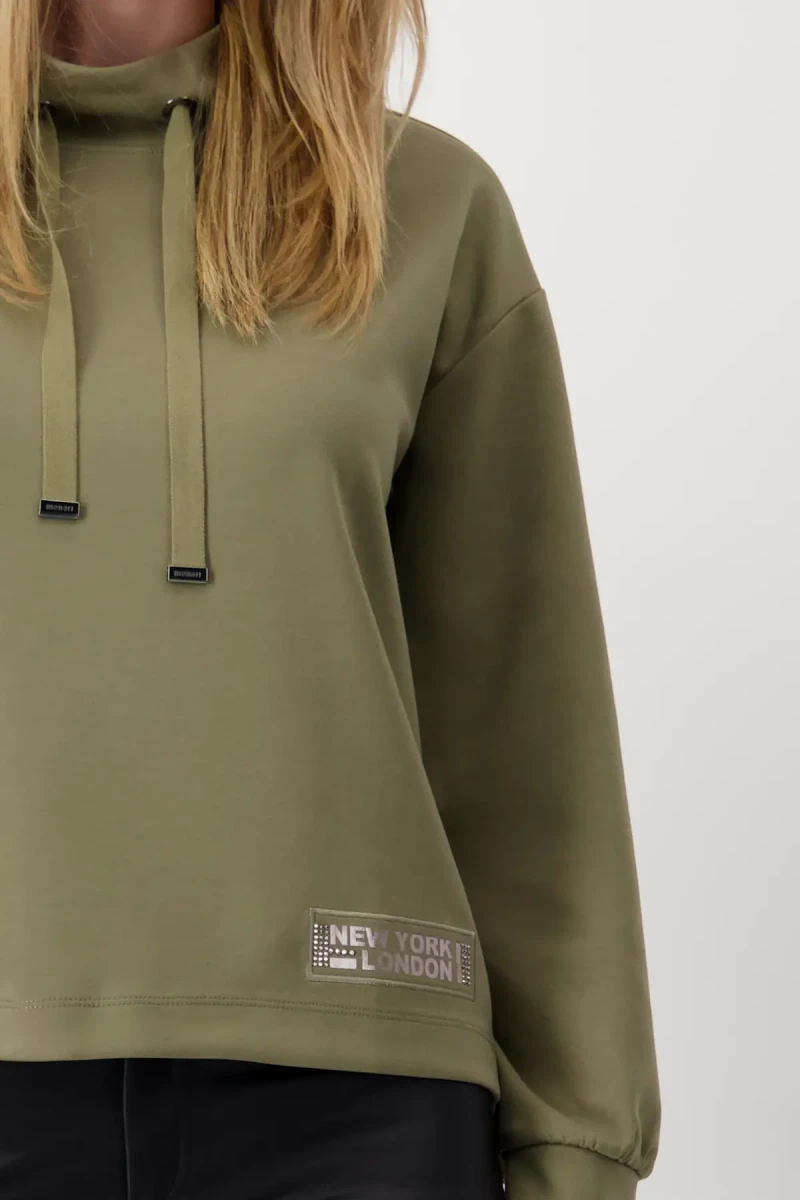 Monari Sweatshirt mit Stehkragen Riesige Rabatte