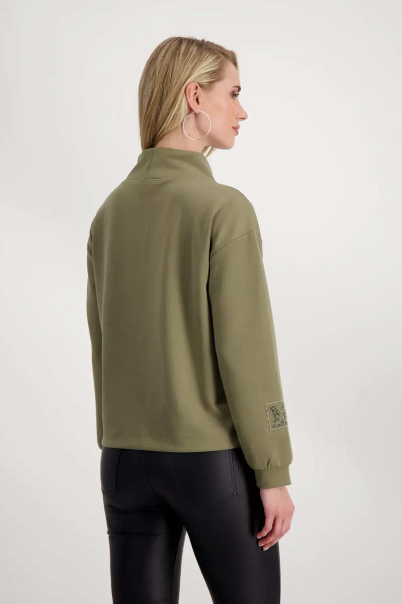Monari Sweatshirt mit Stehkragen Riesige Rabatte