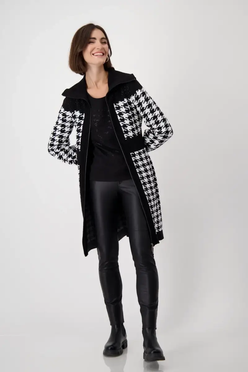 Monari Shirt mit Strass Schrift Kostenloser Versand international