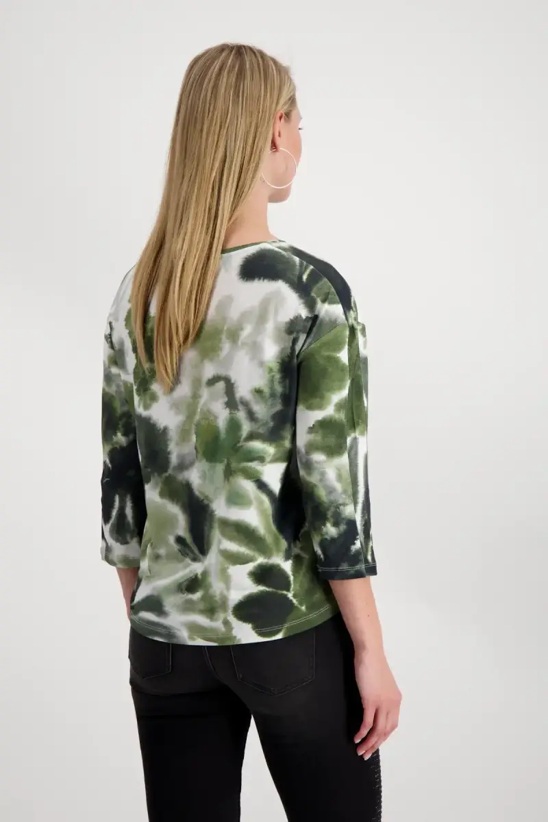 Monari Shirt mit Blumenmuster Fabrikladen
