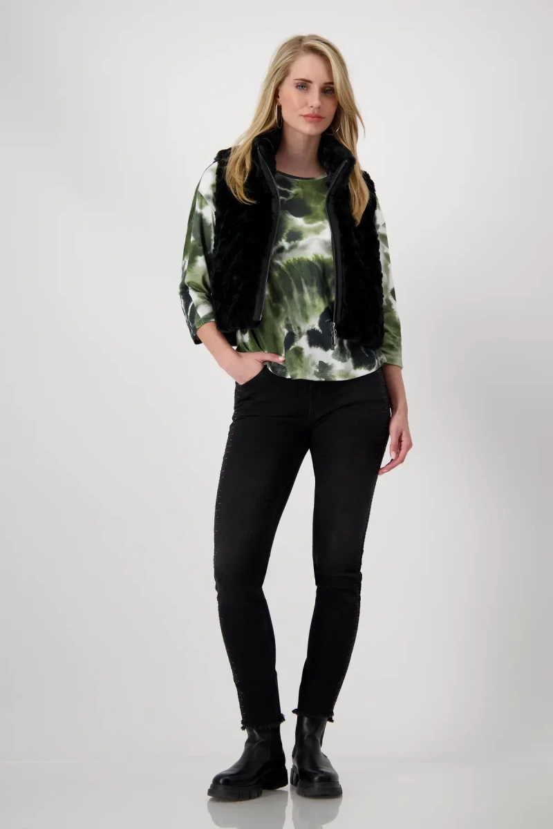 Monari Shirt mit Blumenmuster Fabrikladen