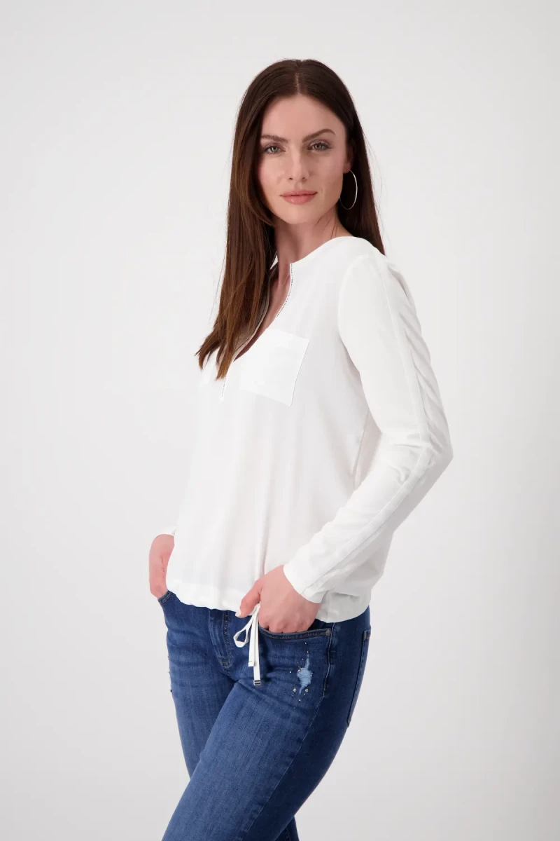 Monari Blusenshirt mit Strasssteine Im Verkauf