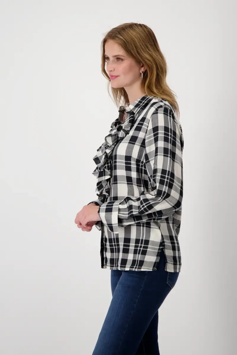 Monari Bluse mit Karomuster Verkauf