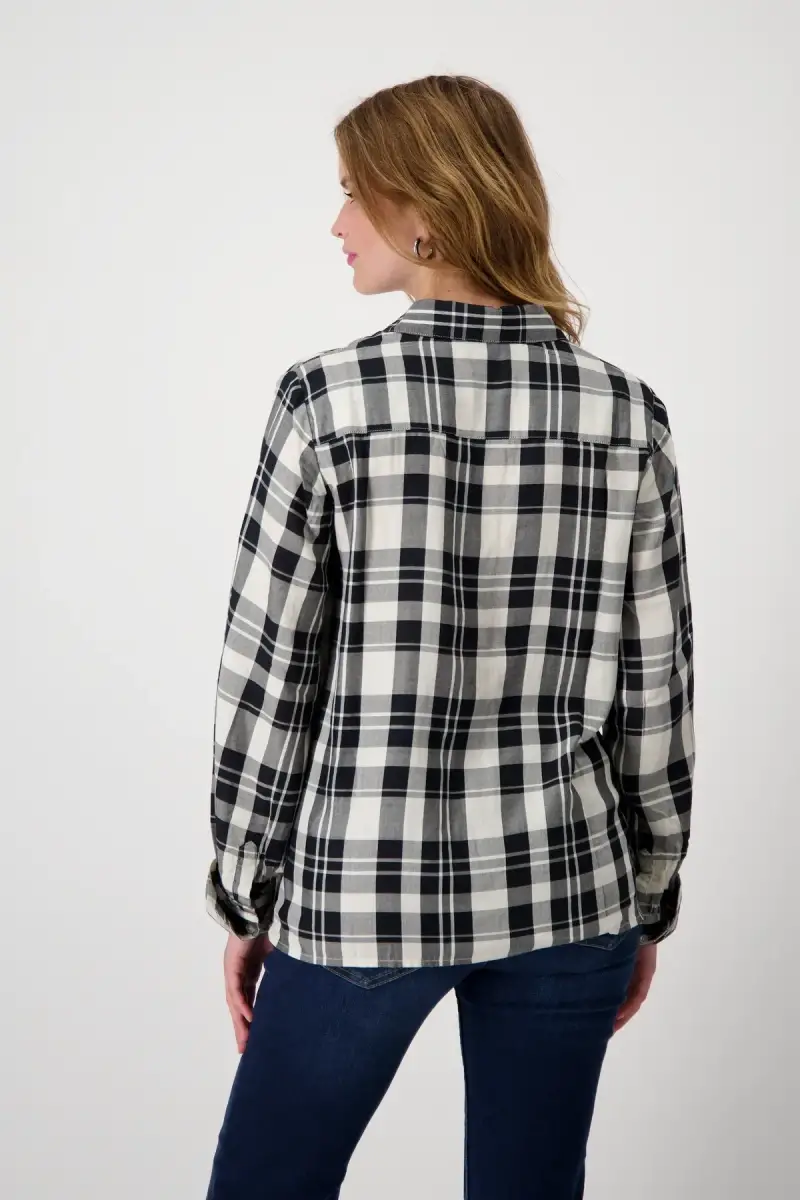 Monari Bluse mit Karomuster Verkauf