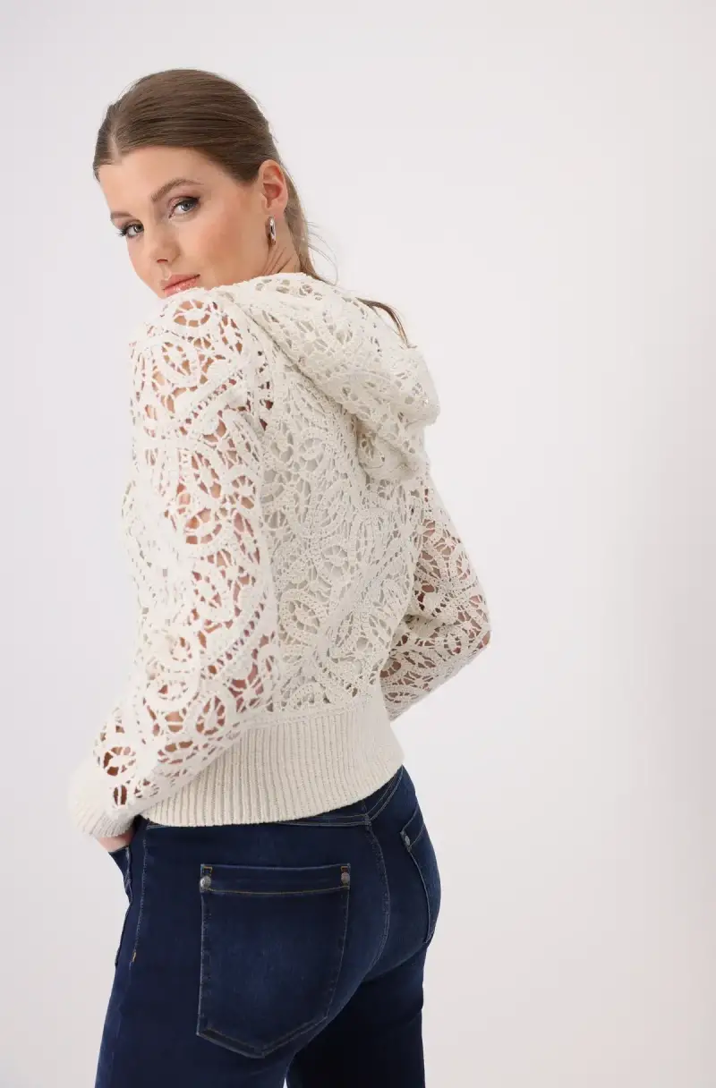 Monari Häkeljacke mit Reißverschluss Black Friday