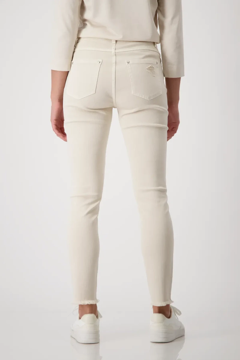 Monari Destroyed Jeans mit Strass Weihnachtsangebot