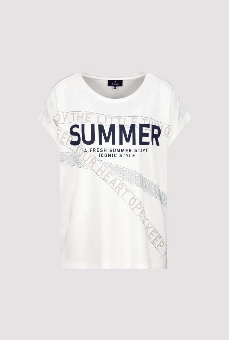 Monari Shirt mit Schrift Online Outlet