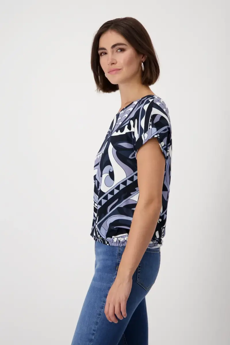Monari T-Shirt mit Ornamentmuster Exklusive Angebote
