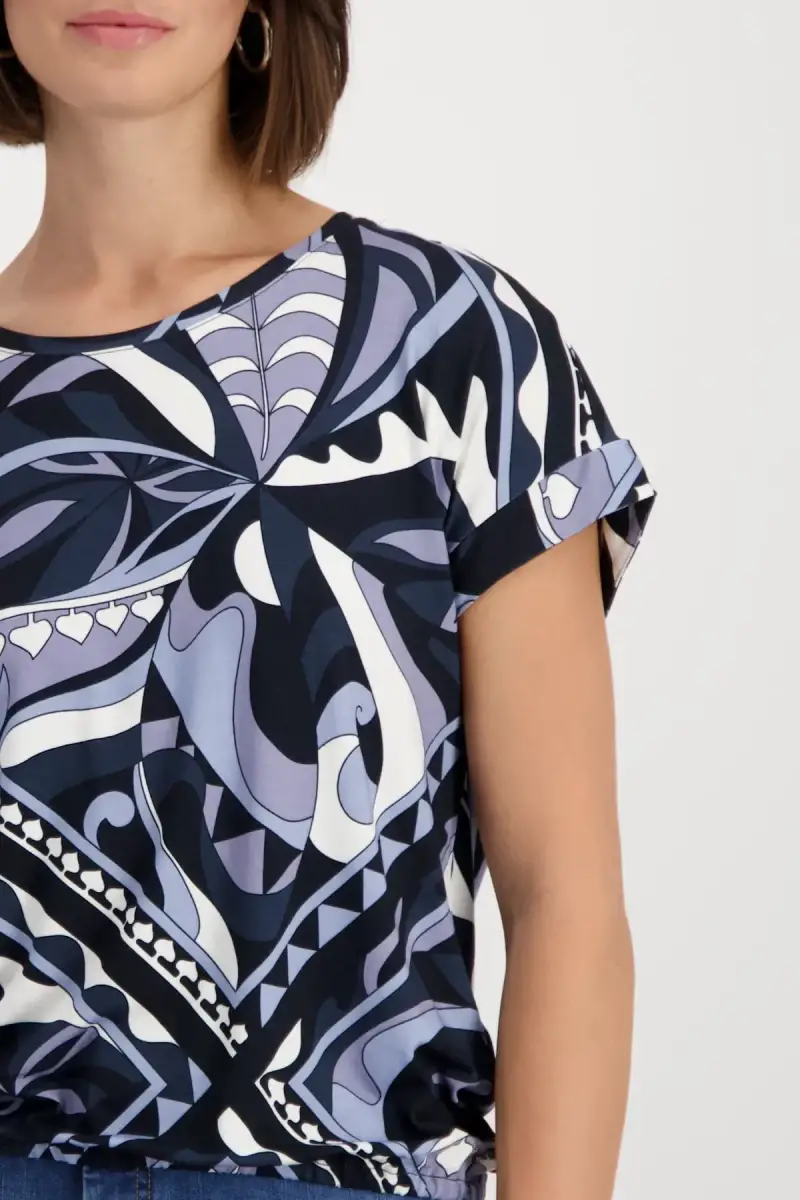 Monari T-Shirt mit Ornamentmuster Exklusive Angebote