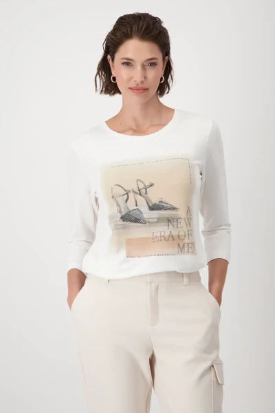 Monari Shirt mit High Heels Print Neuheiten