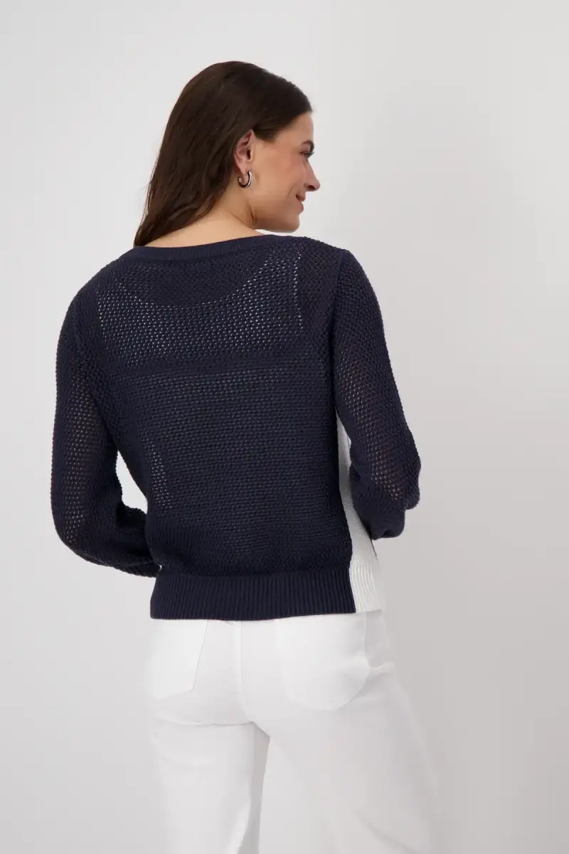 Monari Pullover Colorblocking Saisonale Angebote
