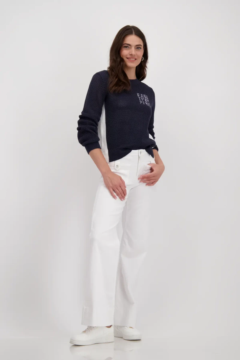 Monari Pullover Colorblocking Saisonale Angebote
