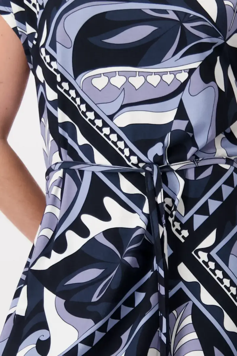 Monari Kleid mit Ornamentmuster Räumungsverkauf