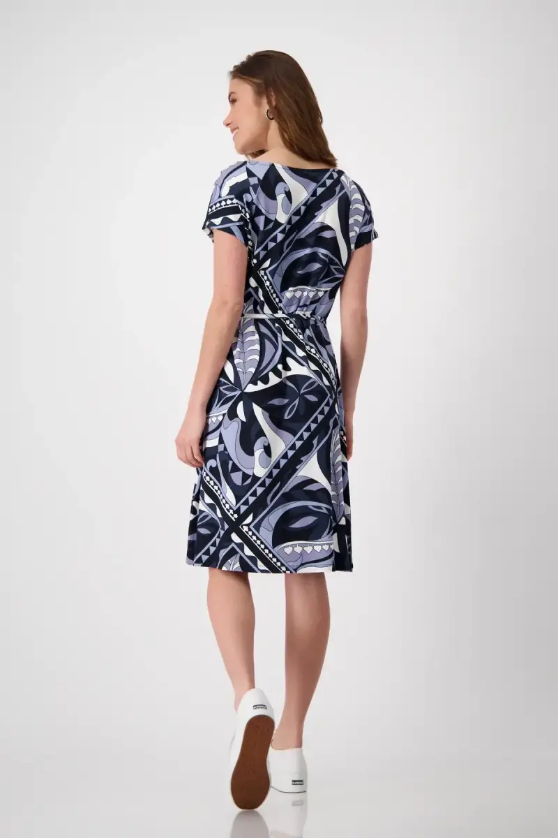 Monari Kleid mit Ornamentmuster Räumungsverkauf