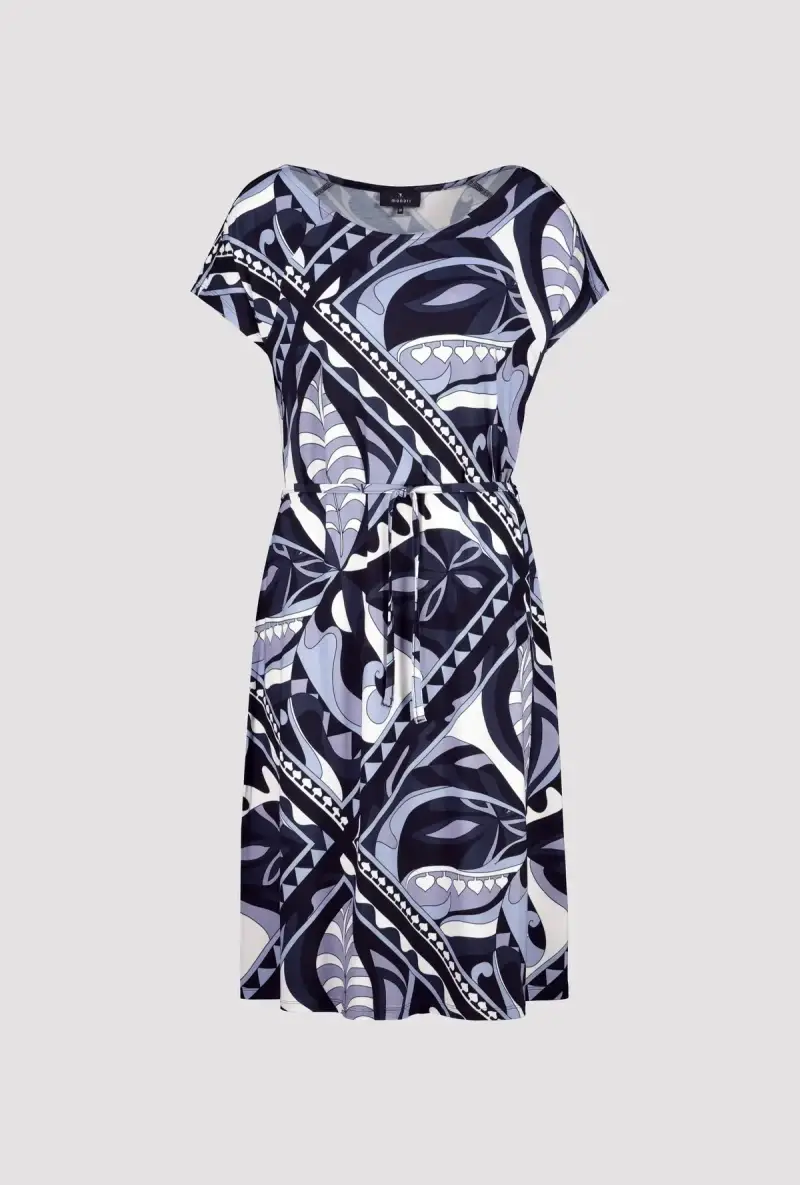 Monari Kleid mit Ornamentmuster Räumungsverkauf