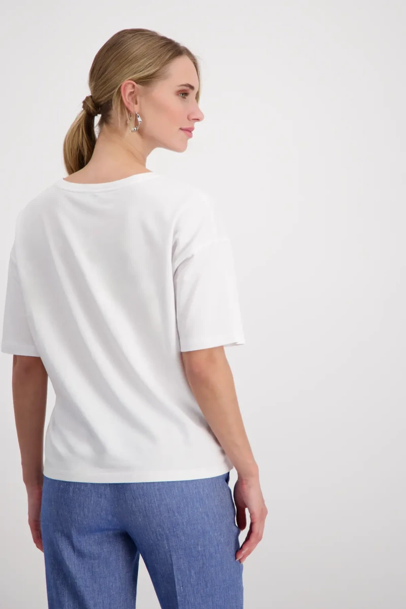 Monari T-Shirt mit Frauen Zeichnung Sonderangebote