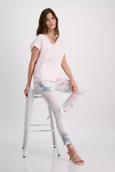 Monari Shirt mit Blumenmuster Super Sparpreis