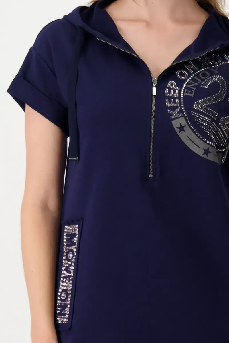 Monari Sweatkleid mit Kapuze JETZT KAUFEN