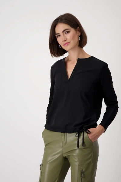 Monari Blusenshirt mit Tasche 50% Rabatt mit kostenlosem Versand