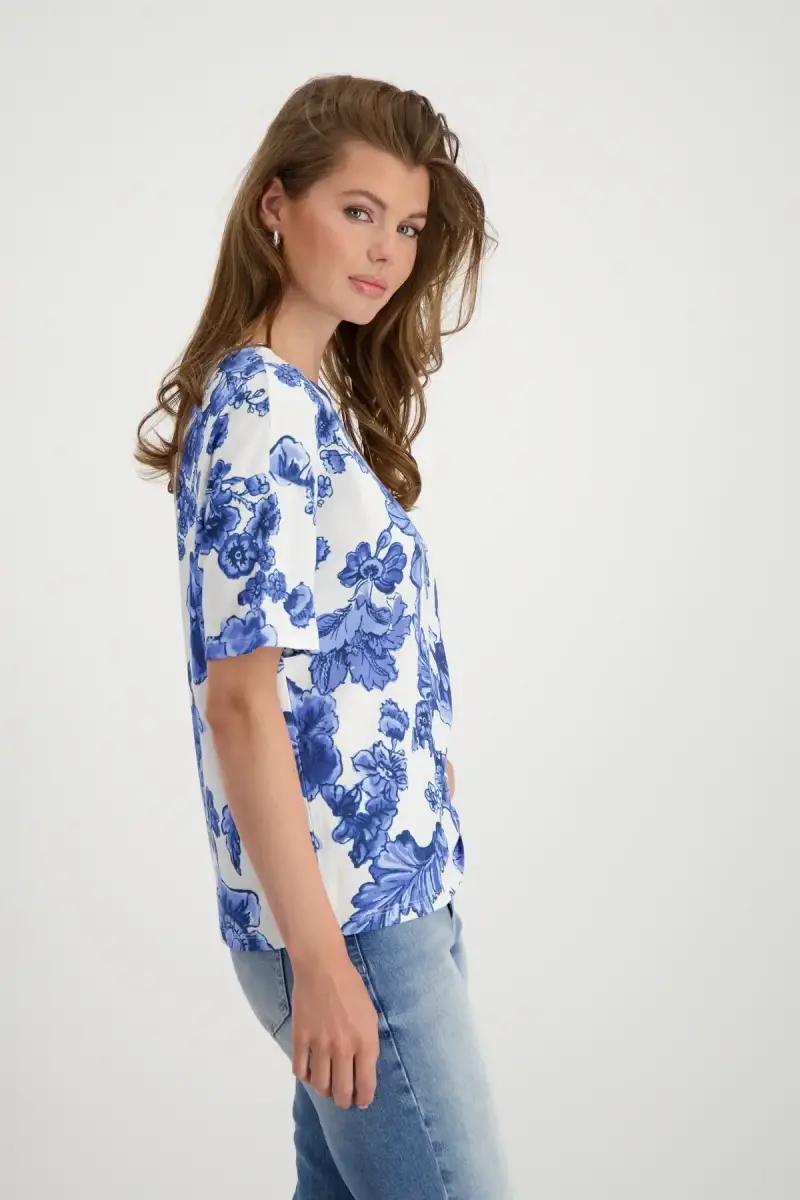 Monari T Shirt mit Blumen zollfrei