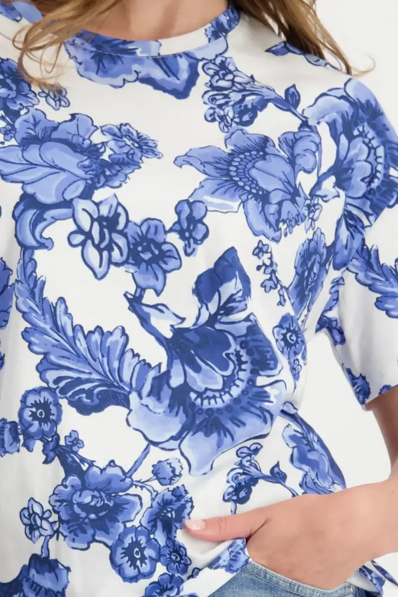 Monari T Shirt mit Blumen zollfrei