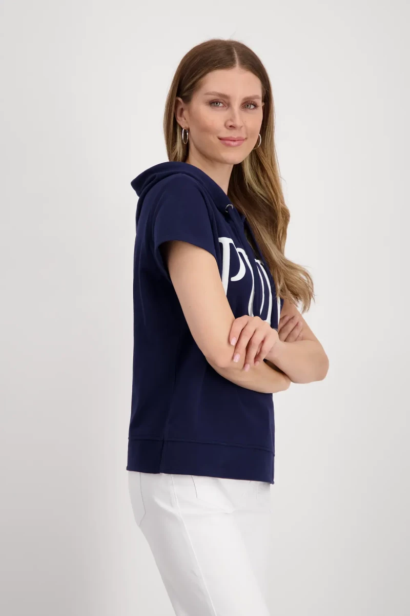 Monari Sweatshirt mit 3D Schrift 2025