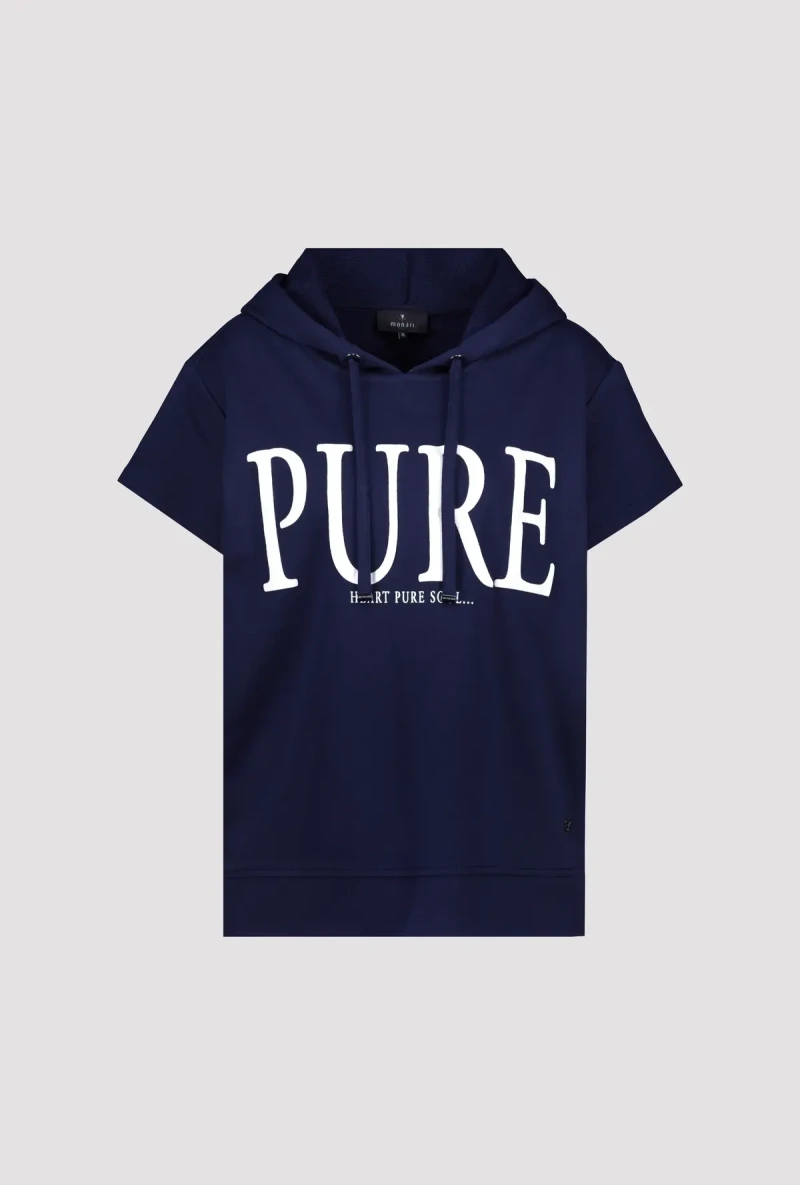 Monari Sweatshirt mit 3D Schrift 2025