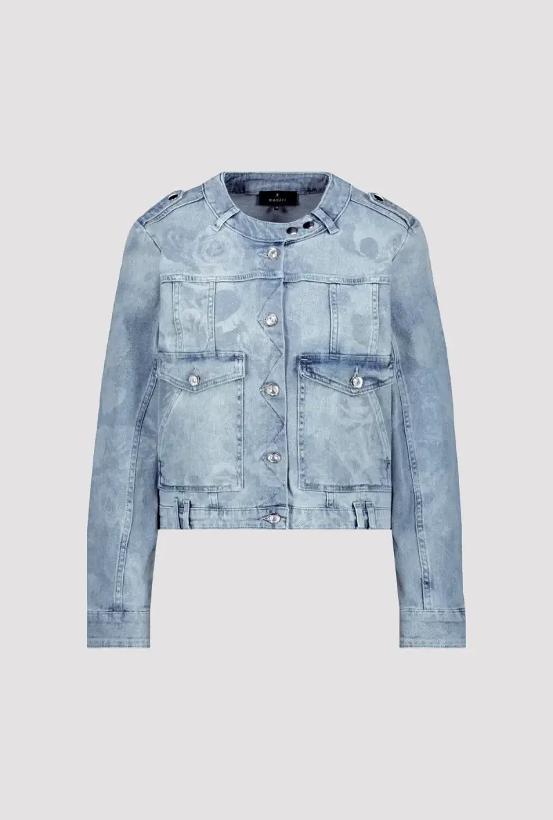 Monari Jeansjacke mit Blumenmuster Angebote