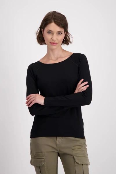 Monari T-Shirt mit Blumenstickerei Cyber Monday
