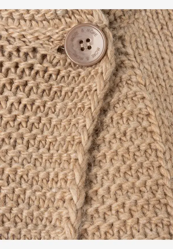 More & More Cardigan, camel, Herbst-Kollektion Zeitlich begrenztes Angebot