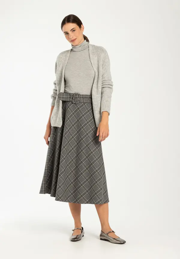 More & More Cardigan, grau melange, Herbst-Kollektion Große Rabatte