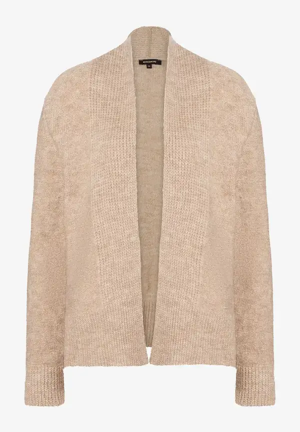 More & More Cardigan, camel melange, Herbst-Kollektion Räumungsverkauf