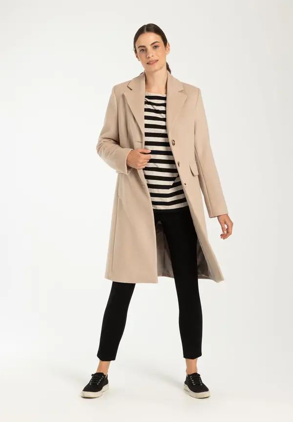 More & More Blazermantel, beige, Herbst-Kollektion Tiefpreis
