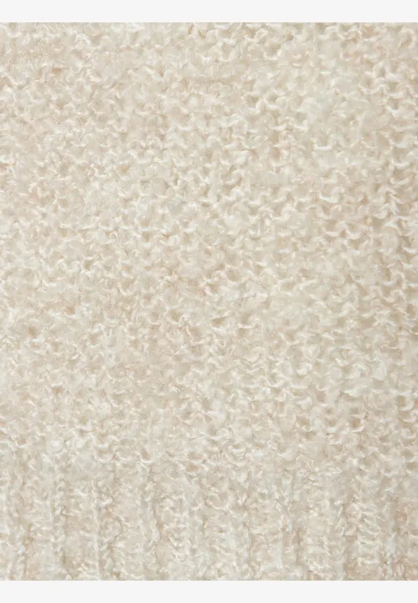More & More Bouclé-Pullover, powder creme, Herbst-Kollektion Wochenangebot