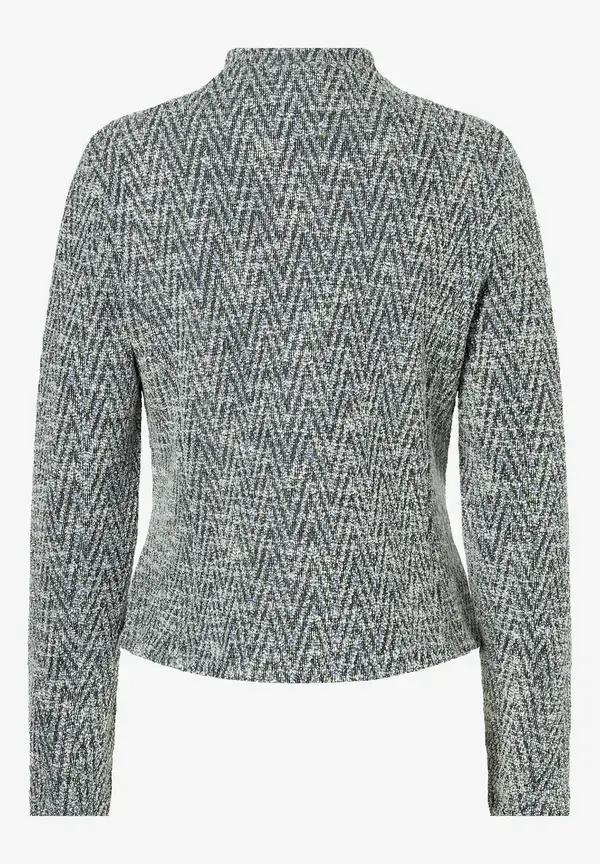 More & More Jerseyjacke, Zick-Zack Muster Neueste Stile
