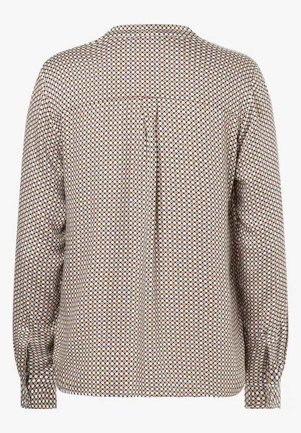 More & More Viskosebluse, Minimal-Print, Herbst-Kollektion Zeitbegrenzte Promotion