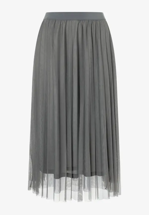 More & More Meshrock, grau, Herbst-Kollektion Bis zu 50% Rabatt
