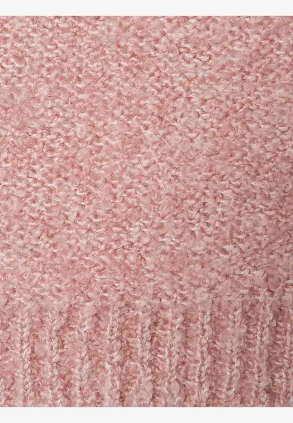 More & More Bouclé-Pullover, rose flush, Herbst-Kollektion Bis zu 65% Rabatt