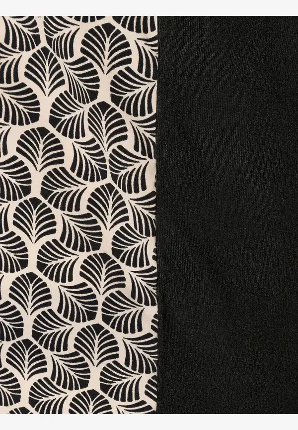 More & More Printshirt, beige/schwarz, Herbst-Kollektion Nur für heute