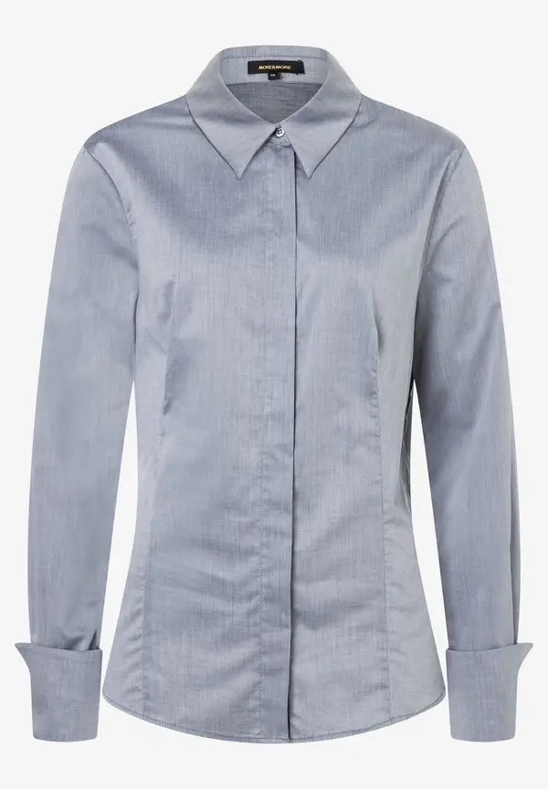 More & More Hemdbluse, grau melange, Herbst-Kollektion Vierteljährliche Förderung