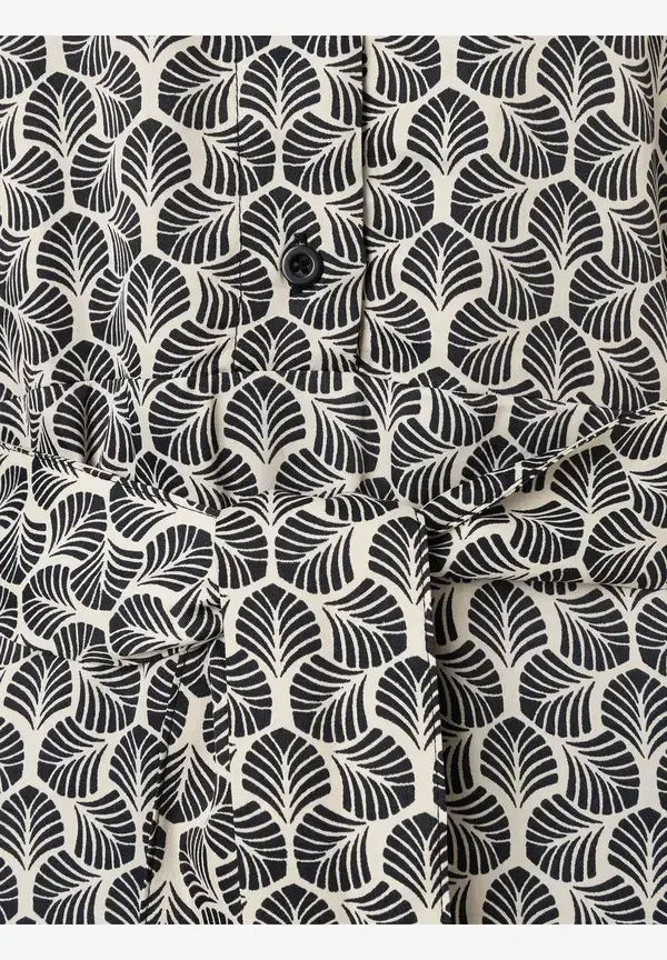 More & More Printkleid, beige/schwarz, Herbst-Kollektion Nur noch ein Tag übrig