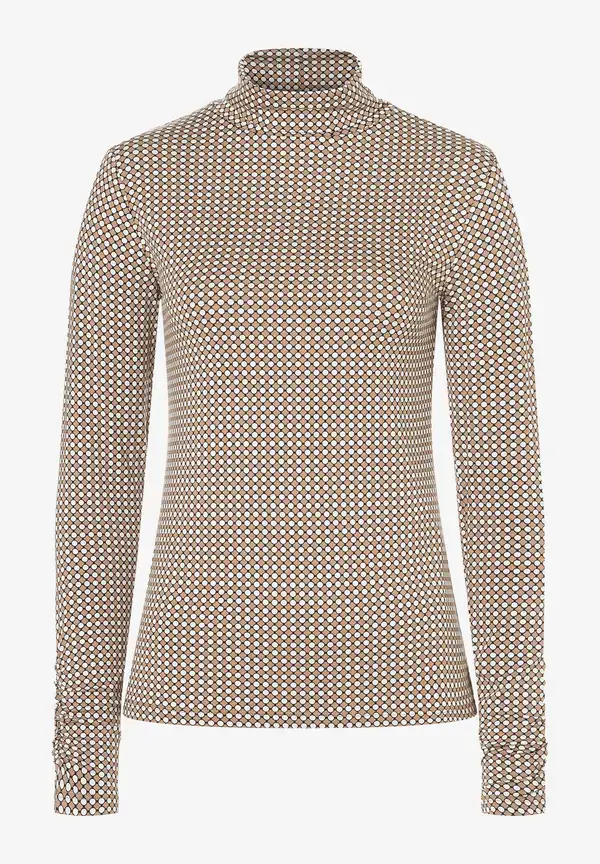 More & More Rollkragenshirt, Minimal-Print, Herbst-Kollektion Clearance-Verkauf