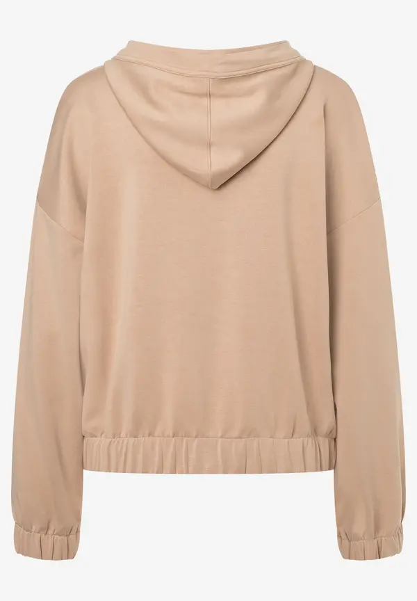 More & More Kapuzensweatshirt, beige macchiato, Herbst-Kollektion Fabrikladen
