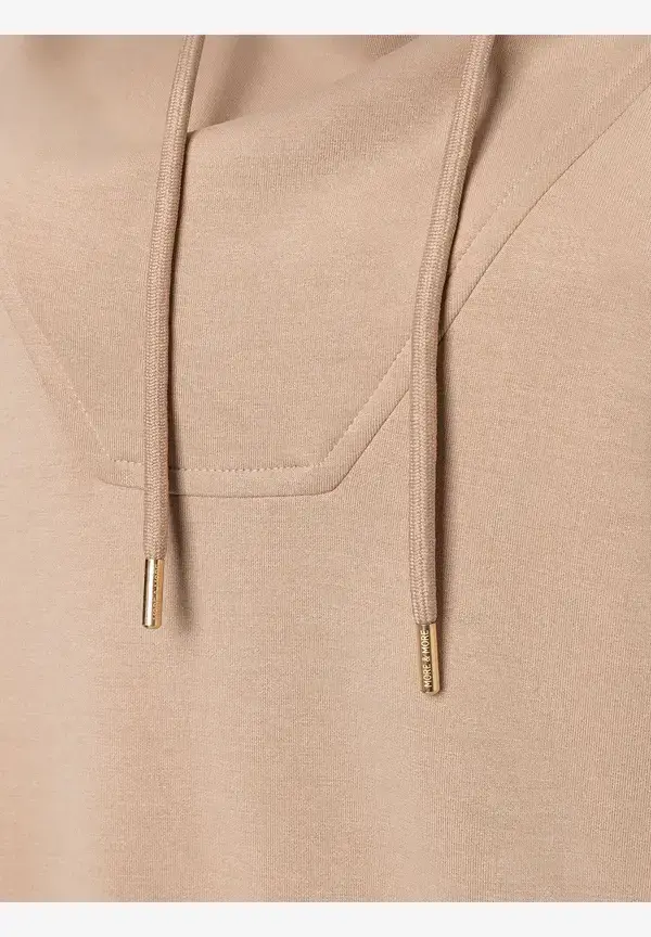More & More Kapuzensweatshirt, beige macchiato, Herbst-Kollektion Fabrikladen