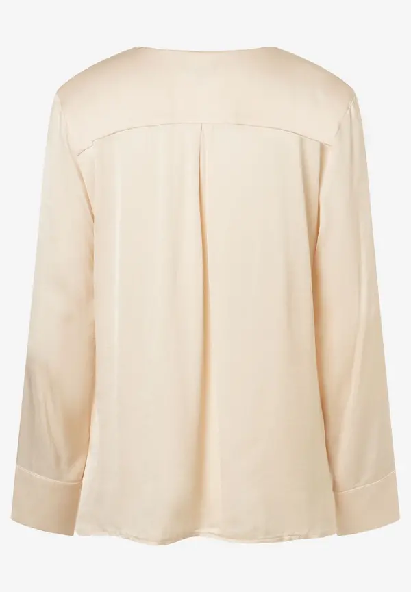 More & More Satinbluse, powder creme, Herbst-Kollektion Speichern exportieren