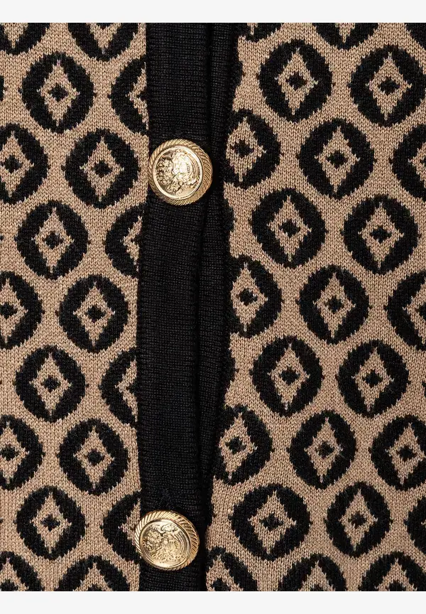 More & More Cardigan mit Jacquardmuster, Herbst-Kollektion Online