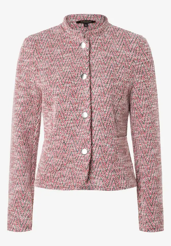 More & More Jerseyjacke, Zick-Zack Muster, Herbst-Kollektion Hotsell