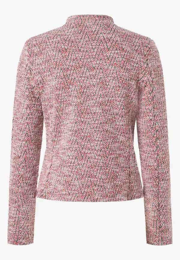 More & More Jerseyjacke, Zick-Zack Muster, Herbst-Kollektion Hotsell