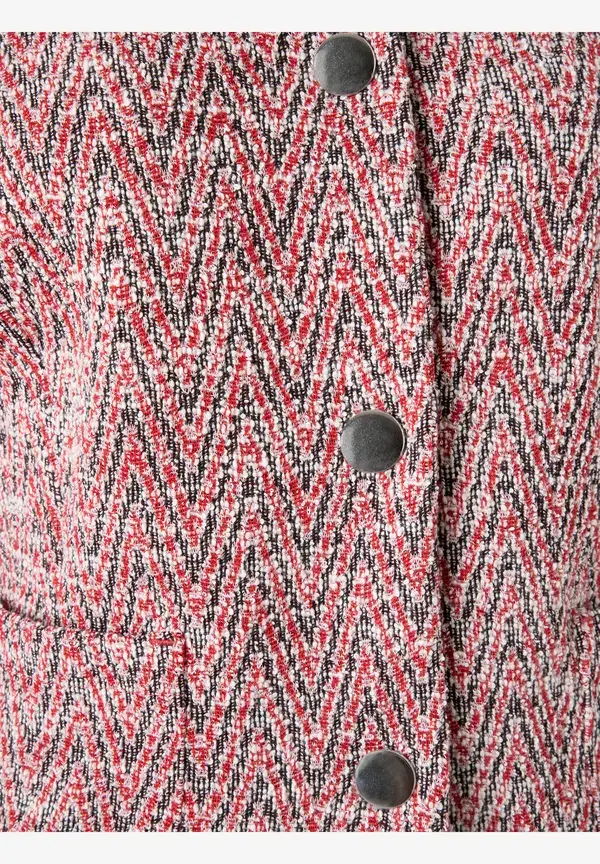 More & More Jerseyjacke, Zick-Zack Muster, Herbst-Kollektion Hotsell